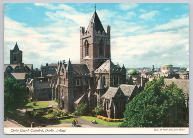Postcard Christ Church Cathedral Dublin Ireland