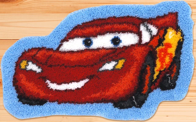 Alfombra anudable Vervaco ""Coche deportivo"" impresa PN-0144843