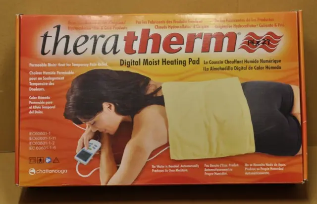 Chattanooga TheraTherm Digital Moist Heating Pad 1032-B, 14" x 27" OPEN BOX