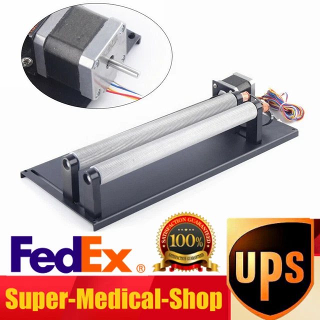Engraver Rotary Attachment Laser Engraving Roller Axis for CO2 Laser Engraving