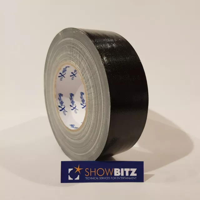 Gaffa BLACK GLOSS Gaffer Duct Tape 50mm X 50m MAGTAPE® XTRA™