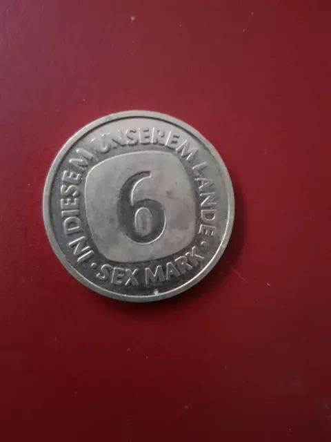 Sex 6 Mark Münze Spassmünze In Diesem Unserem Lande