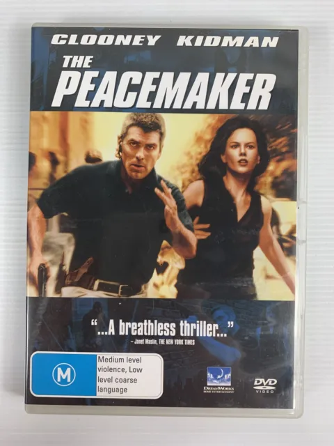 THE PEACEMAKER George Clooney Nicole Kidman DVD R4 Movie