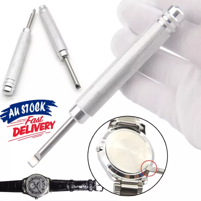 Watch Cover Opener Back Metal Steel Case Remover Watchmaker Repair Pry Tool Kit