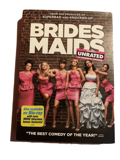 Bridesmaids DVD 2011 Rudolph Wiig McCarthy Byrne Wilson McLendon-Covey Kemper