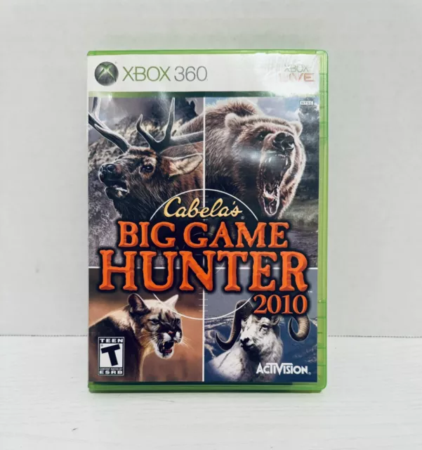 CABELA'S BIG GAME Hunter (Microsoft Xbox 360, 2007) with Manual $12.99 ...