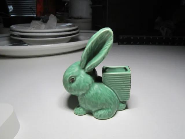 Sylvac Rabbit Bunny Green match striker