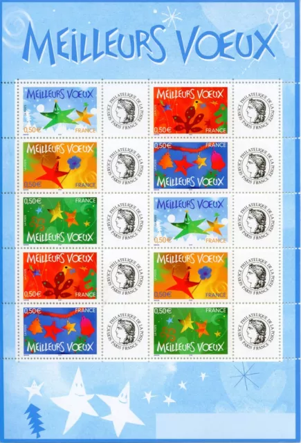 Timbre France Personnalise N° F3722 ** / Meilleurs Voeux / Ceres / Cote 60 €