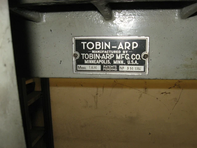 Model A Ford - Tobin Arp Model TA-14 Line boring machine