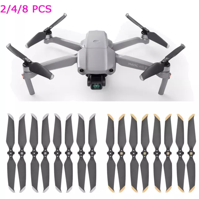 1/2/4 Pairs Quick Release Propellers 7238 Low Noise Props for DJI Mavic Air 2