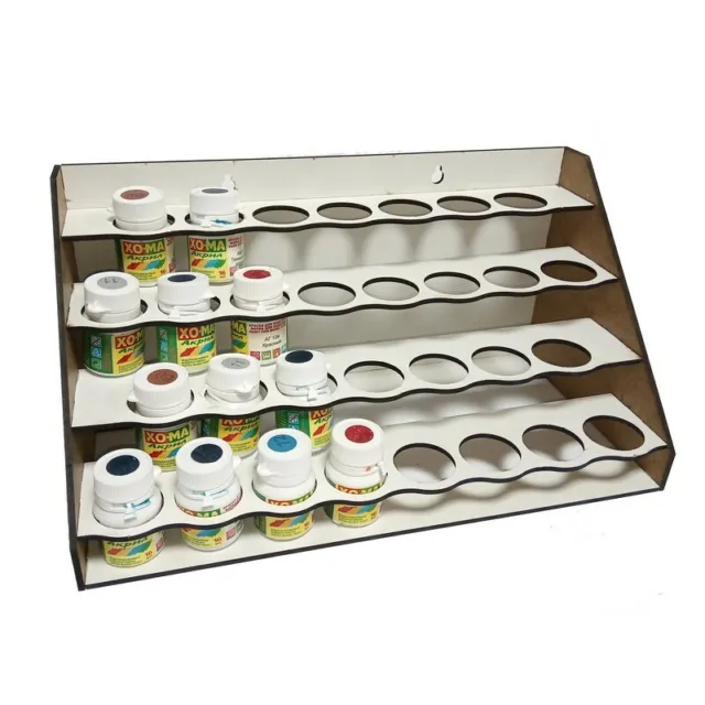 Paint stand for 30 tanks with, Laser Model Graving, diameter 30mm LMG WOH-1210