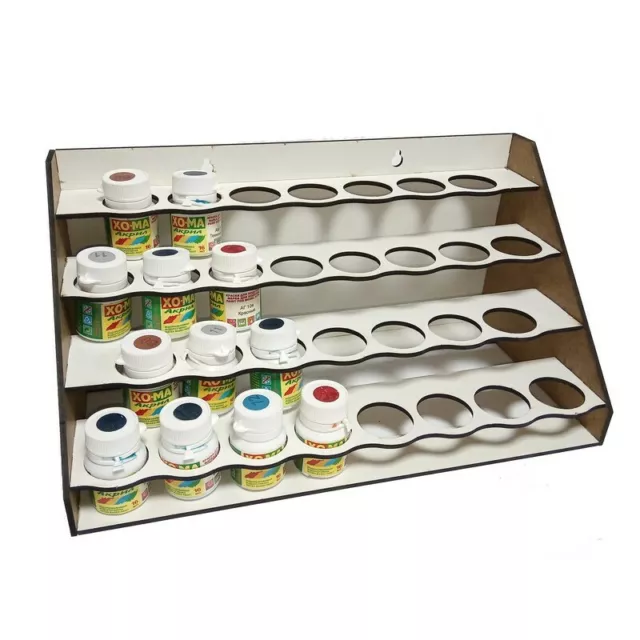 Paint stand for 30 tanks with, Laser Model Graving, diameter 30mm LMG WOH-1210