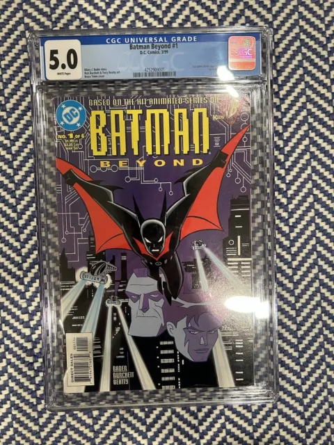 Batman Beyond 1D CGC 5.0 1999 3774974022 1st app. Batman Beyond, First Printing