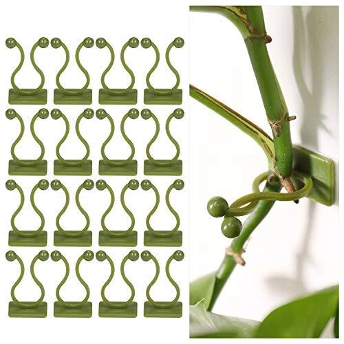 100Pcs Clip de Support pour Plantes Grimpantes Clips de Plante Auto-adhésif C...