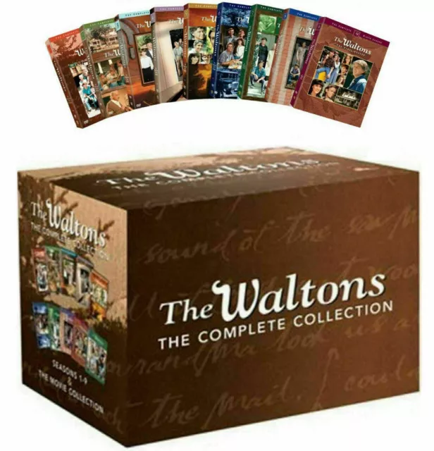 The Waltons Complete Series Seasons 1-9  Dvd + Bonus Movie Collection Dvd