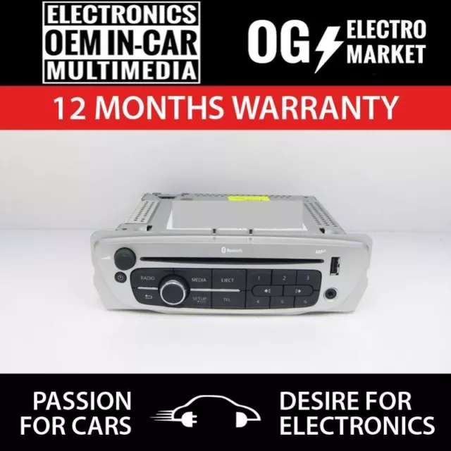 Renault Megane Scenic Oem Car Radio Media Audio Usb Bluetooth 281155500R Cdmm