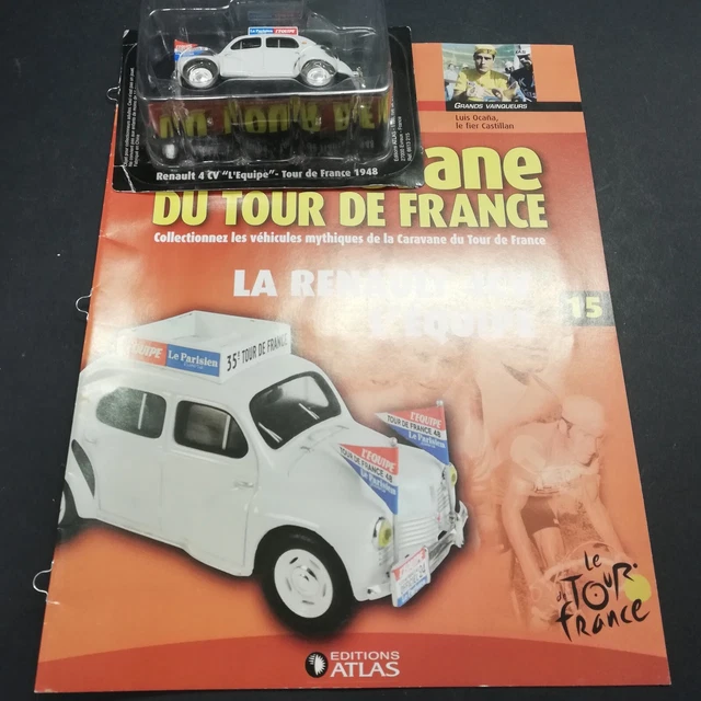 Modèle Réduit Solido RARE - Renault 4CV Berger Tour De France - Échelle 1/17 - Occasion TBE