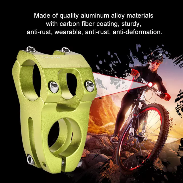 31.8mm Aluminum Alloy Mountain Bike Handlebar Fixed Stem Cycling Accessory