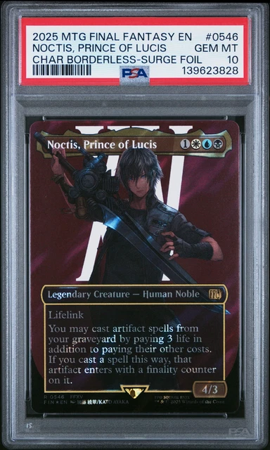 mtg final fantasy noctis Magic: the Gathering that artifact enters with a finality counter on it Noctis and his friends is