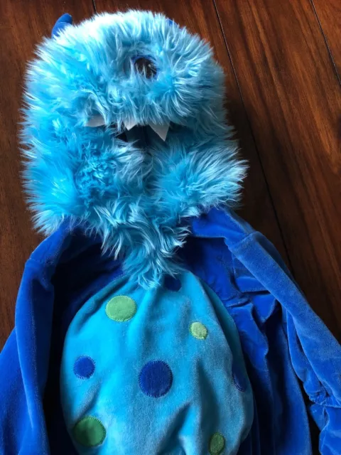 New Baby Halloween Costume Blue One Eyed Monster Koala Kids Size 9 Months