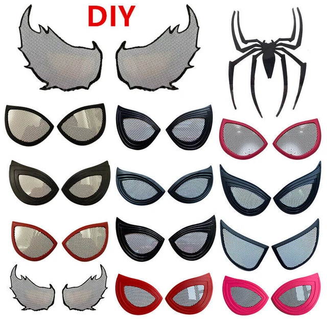 Lenti Spiderman lenti Ragno parte maschera occhi per costume cosplay Halloween fai da te