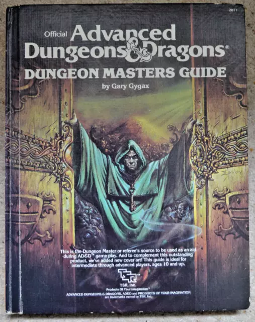 DUNGEON MASTERS GUIDE AD&D Dungeons & and Dragons Revised edition 1979 TSR RPG