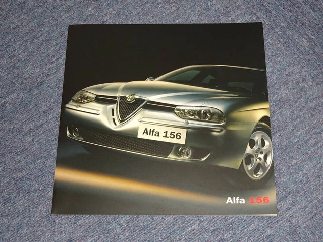 2003 Alfa Alpha 156 Catalog 2.0Jts Selespeed/2.5V6 24Vq System Japan Edition