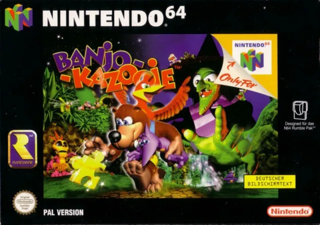 N64 / Nintendo 64 Spiel - Banjo Kazooie mit OVP