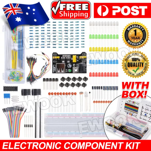 Electronic Component Starter Kit Breadboard LED Buzzer Resistor for STM32 TE715