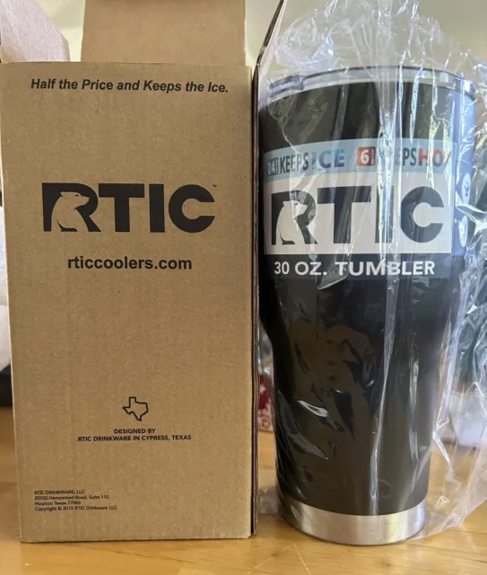 RTIC 30 oz Insulated Tumbler Stainless Steel Travel Mug with Lid Spill Proof