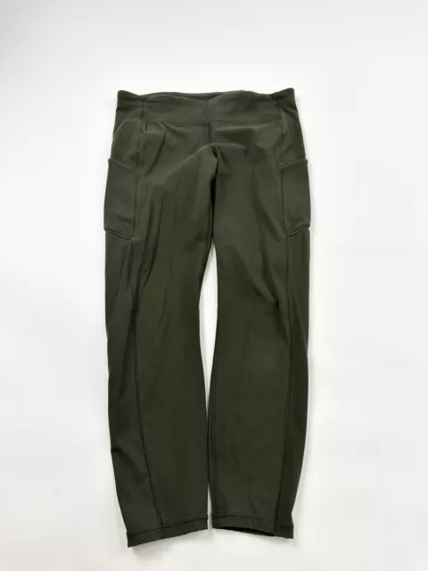 Lululemon Leggings Women’s Size 10 Green Speed Up Crop