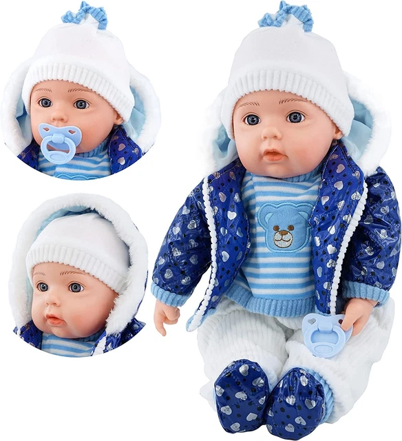 Bibi Doll - 20" Lifelike Large Size Soft Bodied Baby Doll Girls Boys Toy With Du