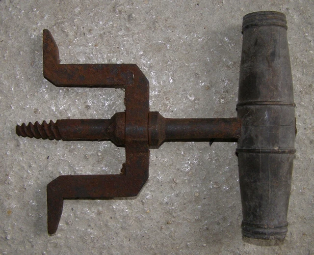 old tool, outil ancien, MECHE BONDONNIERE DE TONNELIER, 19ème (n° 6