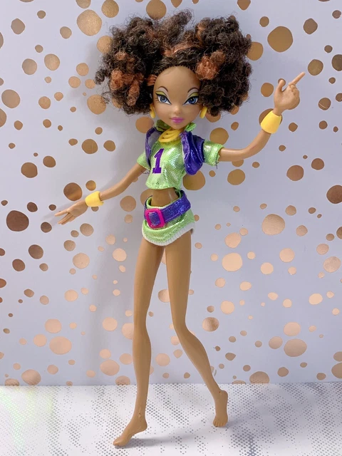 WINX CLUB DISCO Dance Party Layla Aisha Doll Fairy 2006 Mattel RARE 79 