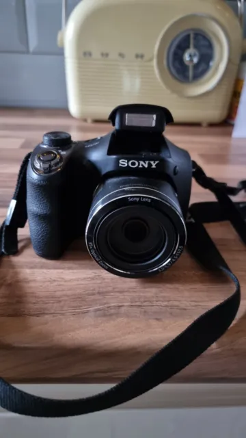 Sony Cyber-shot DSC-H300 20.1MP Digital Compact Camera - Black