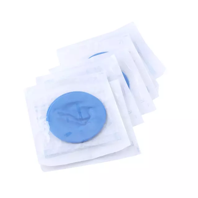 10pcs Blue Color Dental Dam Disposable Sterile Rubber Dam Cheek Retractor Opener