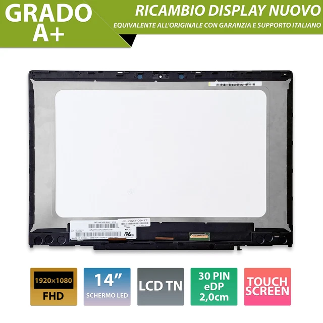 Pannello Display LCD da 14 pollici per HP PAVILION DV4-3008TX 40 pin HD