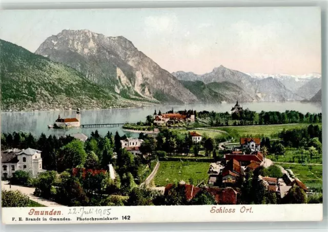 39535261 - Gmunden Schloss Ort Gmunden, Bezirk 1905