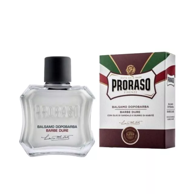 Cosmétique Visage Proraso unisex BARBE DURE baume après rasage 100 ml