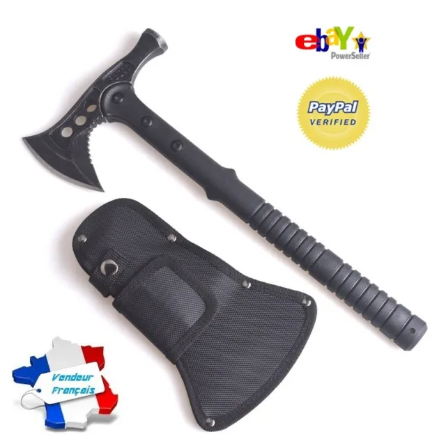 Ascia Tomahawk Tattico Esercito Sopravvivenza Trekking Bivacco Campeggio Caccia