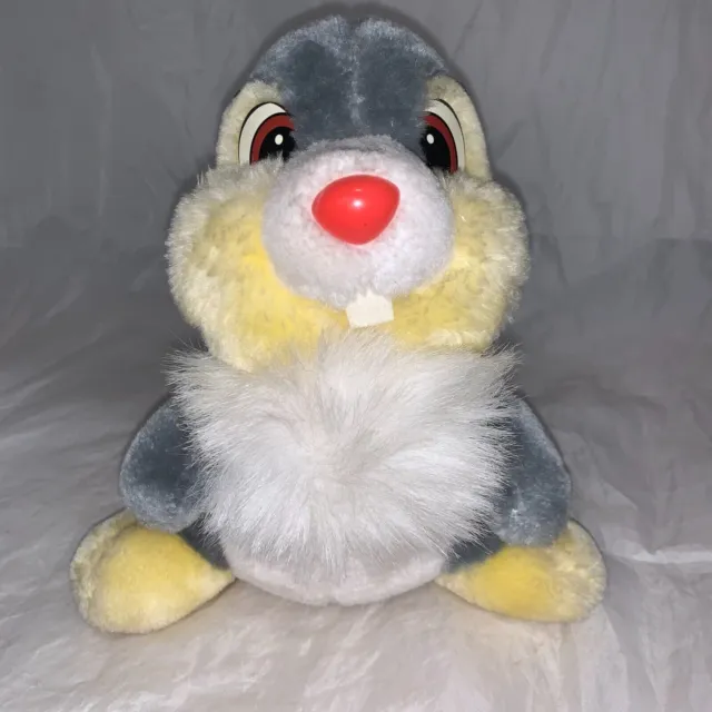 Vintage Disney World Thumper Rabbit Plush Soft Toy Bambi 8” Disneyland Clean