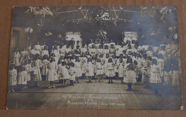 Postcard Adelphi House Convent School Salford Fthr Sheanans Silver Jubilee 1908