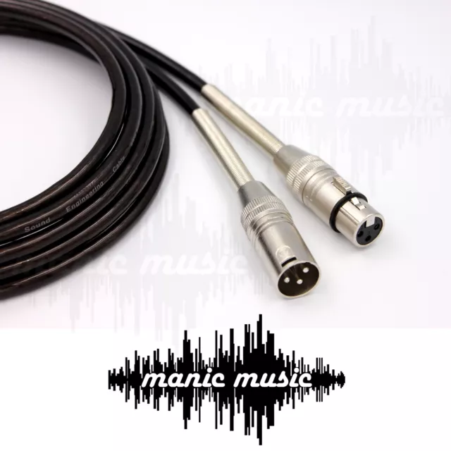 XLR Cable Male Female Jack 3-Pin Balanced Microphone Mic Lead Australian Made