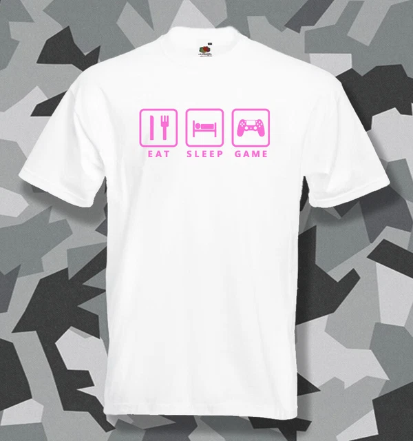 Eat Sleep Game Playstation Version T-shirt uomo giocatore giocatore regalo compleanno argilla 10