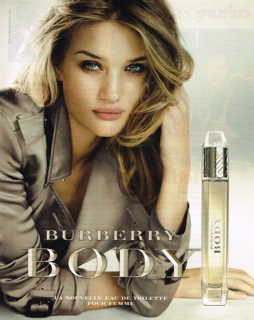 PUBLICITE ADVERTISING 094 2012 BURBERRY eau de toilette BODY pour femme EUR 3 00 PicClick FR