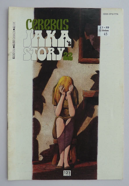 Cerebus #135 Jaka's Story #22 - Aardvark-Vanaheim - June 1990 VG/FN 5.0
