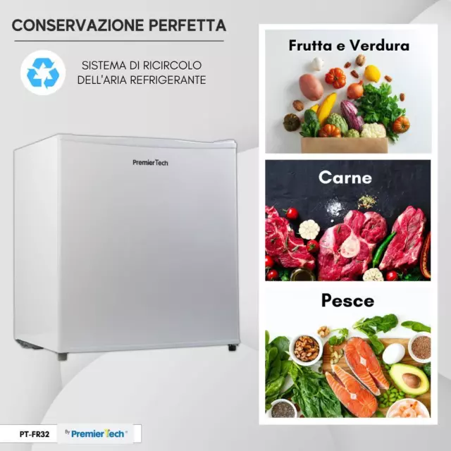 PremierTech PT-FR32 Mini Congelatore Freezer Verticale 31 litri 4Stelle Classe E 3