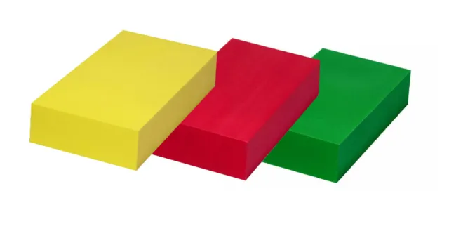 3 HDPE Blocks - 2" x 3" x 6"