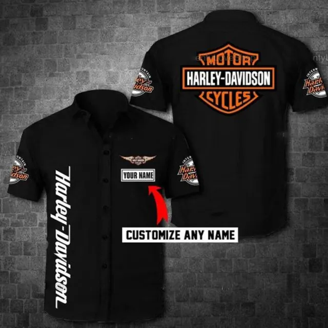 HOT SALE! MOTOR Harley-Davidson Hawaiian Limited Edition Shirt Printed 3D S-5XL