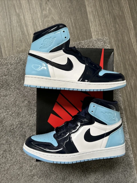 Size 10 W/ 8.5 M- Jordan 1 Retro High OG Blue Chill, UNC 2019 Size 10 W/ 8.5 M- Jordan 1 Retro High OG Blue Chill, UNC 2019